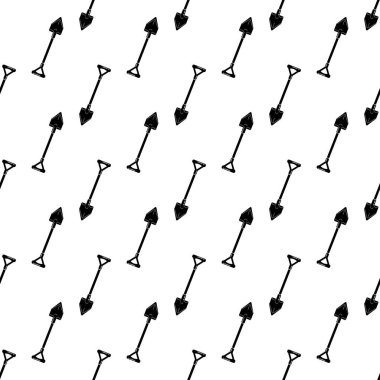 Kürek deseni dikişsiz vektör