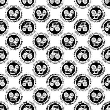 Tarım işleme logosu, basit biçim