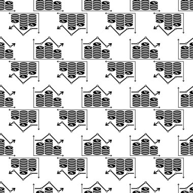 Para sikkeleri grafiksel desensiz vektör