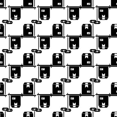 Ölçekler üzerindeki parsel desensiz vektör