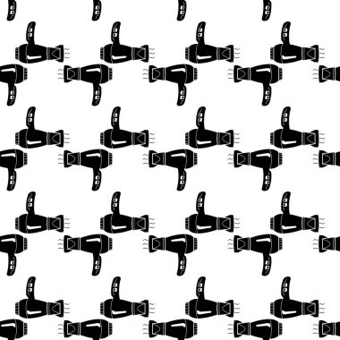 Sıcak saç kurutma makinesi Model sorunsuz vektör