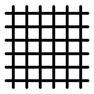 Hapishane parmaklıkları simgesi renk ana hatları vektörü