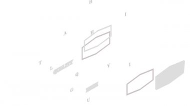 Dikdörtgen etiketli yüksek kalite simge canlandırması