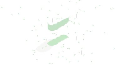 Bir sürü ağaç simgesi canlandırması