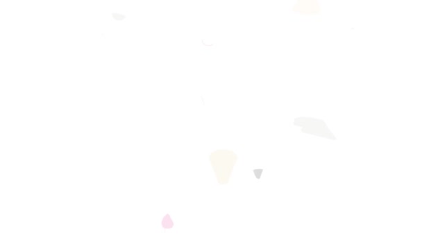 Saco de pastelaria ícone animação — Vídeo de Stock