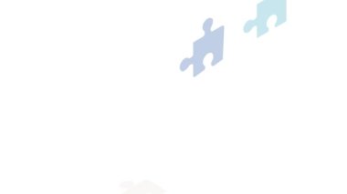 SEO mavi bulmaca simgesi canlandırması