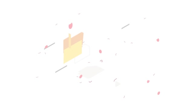 Geïnfecteerde e-mail pictogram animatie — Stockvideo