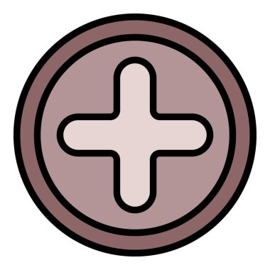 Phillips simge renk özet vektörünü vidaladı