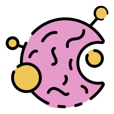 Virüsler bakteri simgesi renk ana hatlarını etkiler