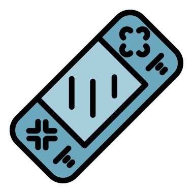 Konsol rengi dış hat vektörü