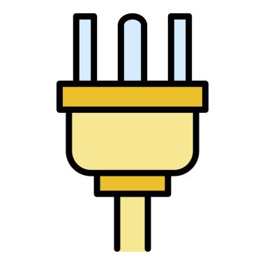 Amerikan dolgu kablosu rengi dış hat vektörü