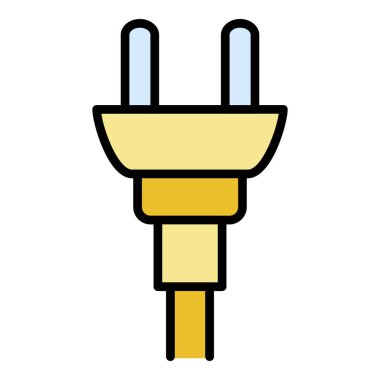 Antika dolgu kablosu rengi dış hat vektörü