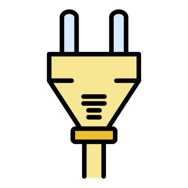 Stüdyo tel dolgu simgesi renk dış hat vektörü