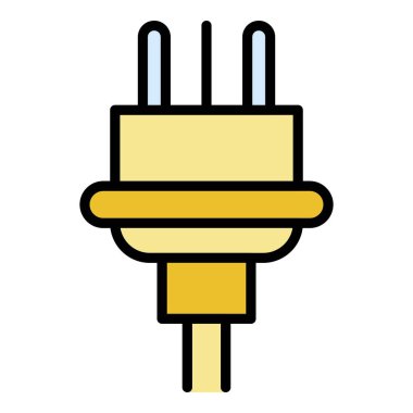 Plastik dolgu kablosu rengi dış hat vektörü