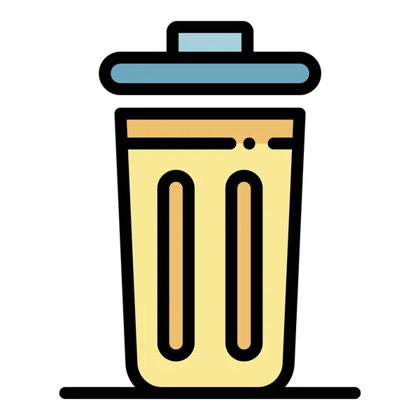 Металлический мусорный контейнер — стоковый вектор