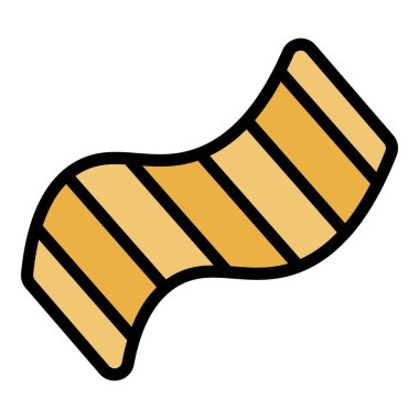 Yumuşak mat simgesi renk dış hat vektörü