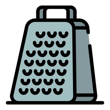 Renk simgesi renk ana hatları vektörü