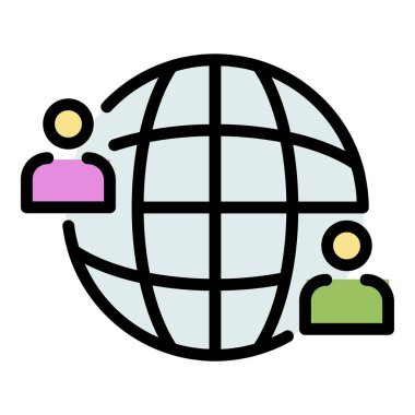 Genel tavsiye simgesi renk özet vektörü