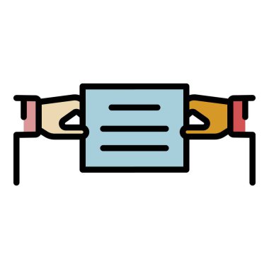 Poster simgesinin renk ana hatlarını protesto et