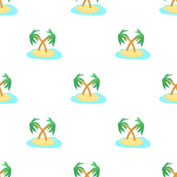 Island pattern seamless vector