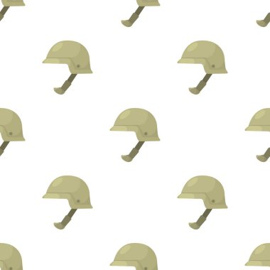 Asker miğferi desenli kusursuz vektör