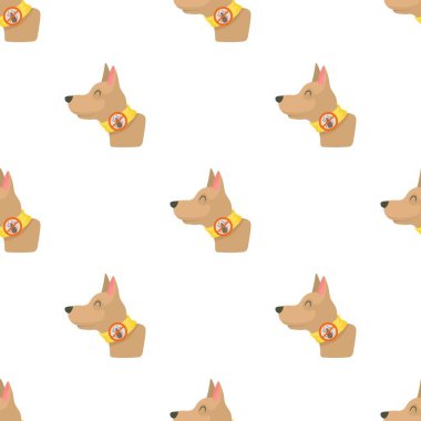 Köpek tasması desenli kusursuz vektör