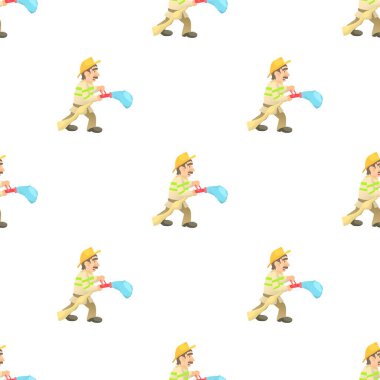 Söndürülen itfaiyeci şablonu kusursuz vektör