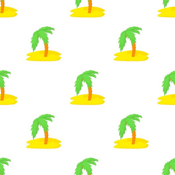 Palm tree pattern seamless vector