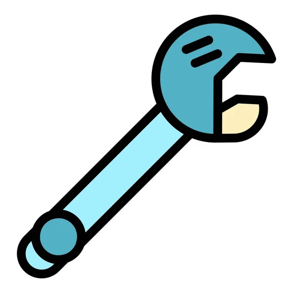 Regulowany wektor koloru ikony klucza — Wektor stockowy