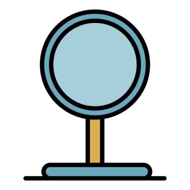 Köpek Sıçrama Çemberi renk çizgisi vektörü