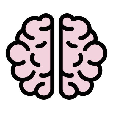 İsim simgesi renk ana hatları vektörü