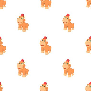 Sirk maymunu deseni pürüzsüz vektör