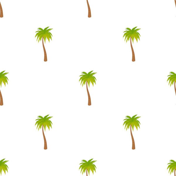 High palm tree pattern seamless vector