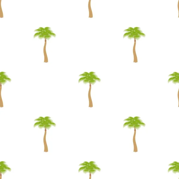 Patrón de palmera grande vector sin costura — Vector de stock