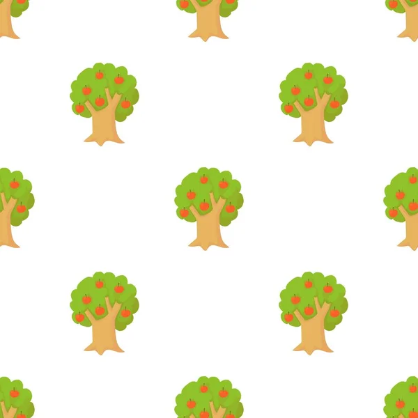 Apple μοτίβο δέντρο χωρίς συγκόλληση διάνυσμα — Διανυσματικό Αρχείο