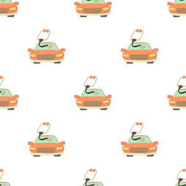 Araç tedavi şablonu kusursuz vektör