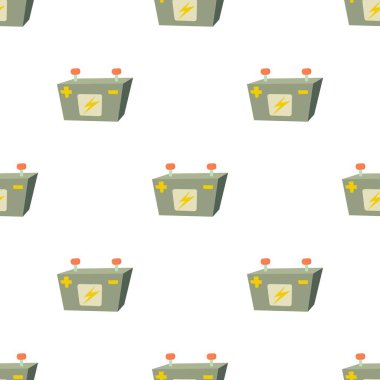 Araba pil model sorunsuz vektör