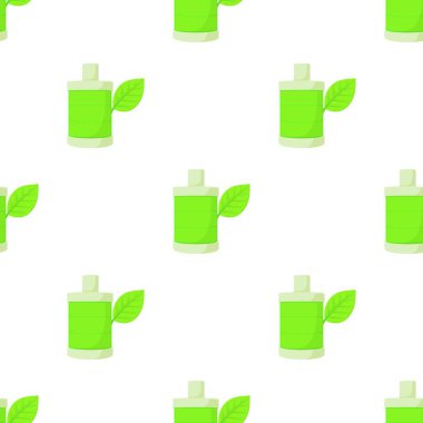Eko şişe desenli kusursuz vektör