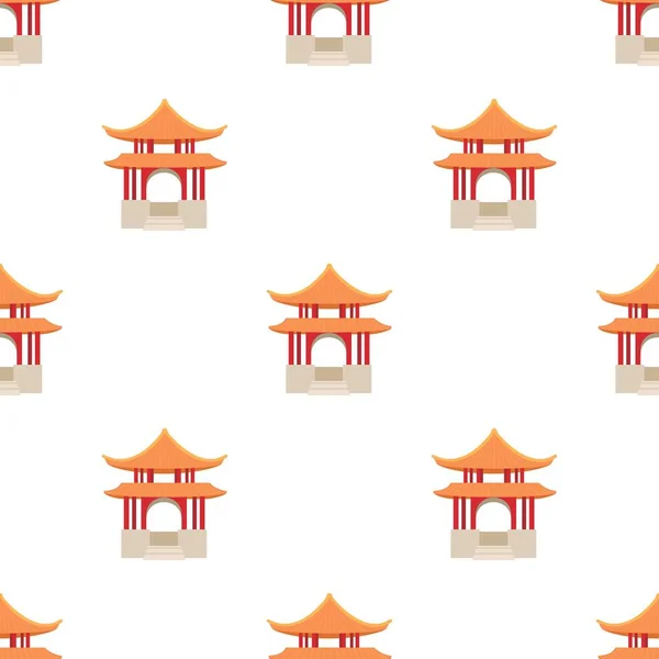 Pagoda patroon naadloze vector — Stockvector