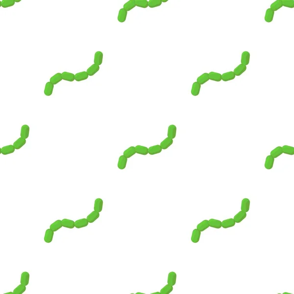 Escherichia coli Muster nahtloser Vektor — Stockvektor