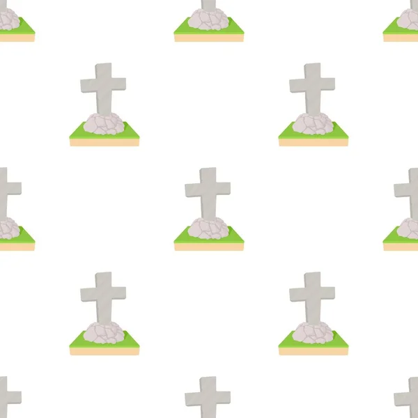 Grave pattern seamless vector — 스톡 벡터
