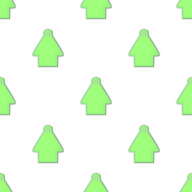 Ev etiketi desensiz vektör