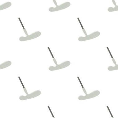 Uzun golf sopası desenli kusursuz vektör