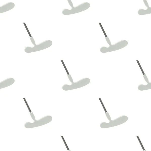 Long modèle de bâton de golf vecteur sans couture — Image vectorielle