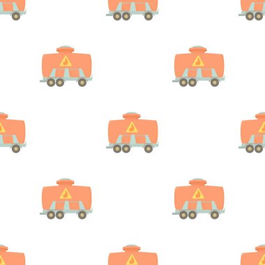 Demiryolu tankı desensiz vektör