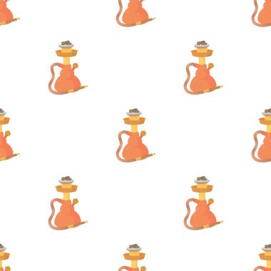 Nargile desenli kusursuz vektör