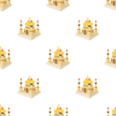 Arapça şehir şablonu pürüzsüz vektör