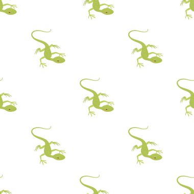 Küçük kertenkele desenli kusursuz vektör