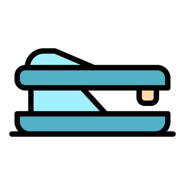 Zımba simgesi rengi dış hat vektörü