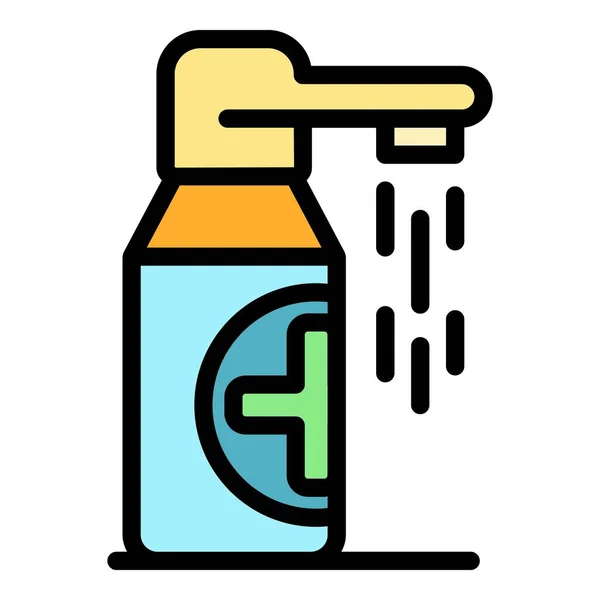 Liquid ikona koloru ikony kontury wektor — Wektor stockowy